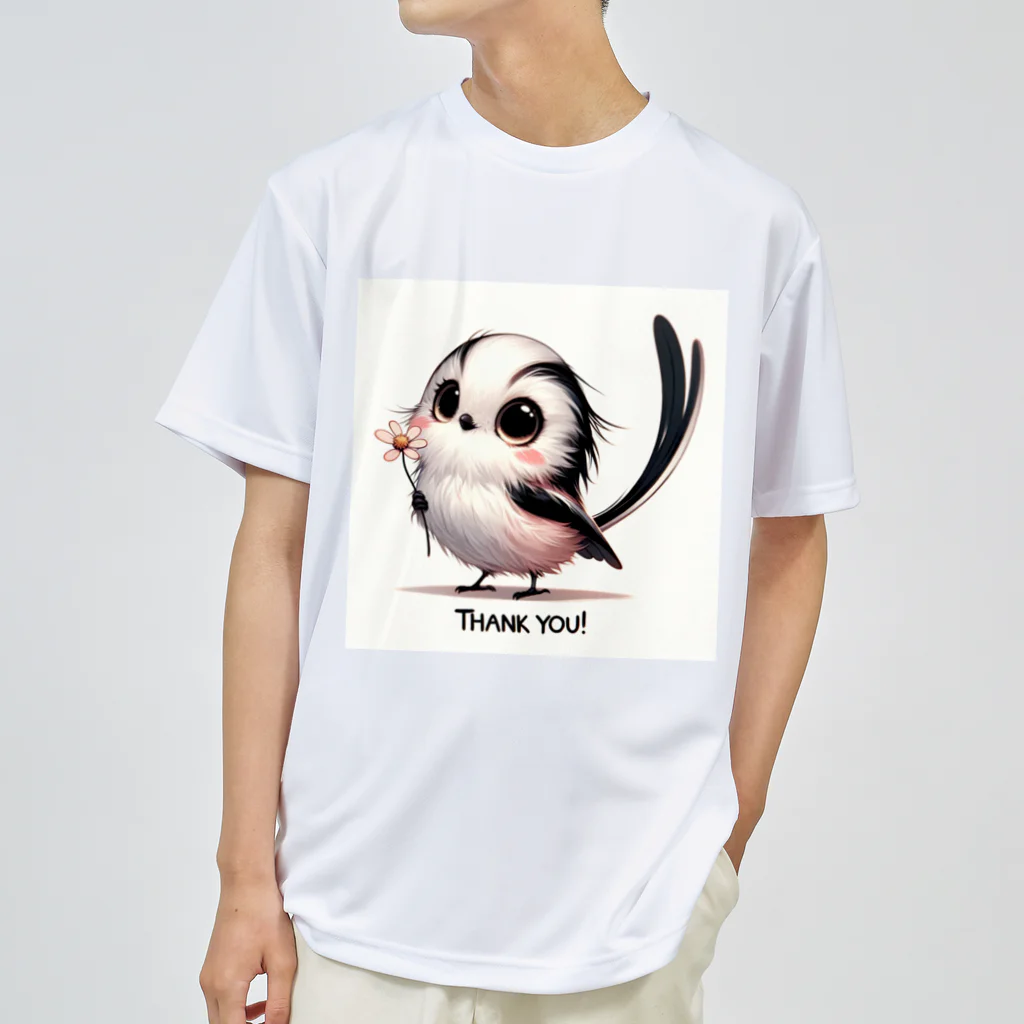 mimikkyu322のLong-tailed Tit  Dry T-Shirt