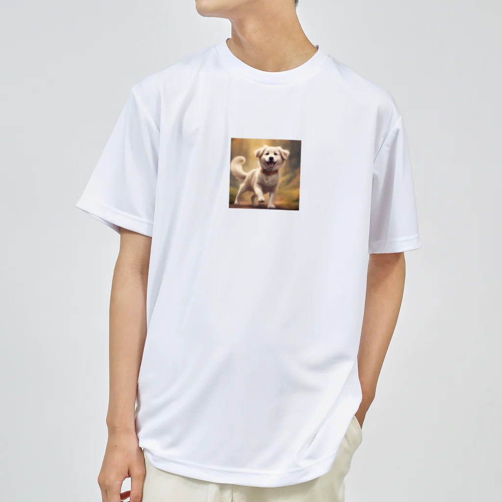 h_n_k_kの可愛い小型犬 ドライTシャツ