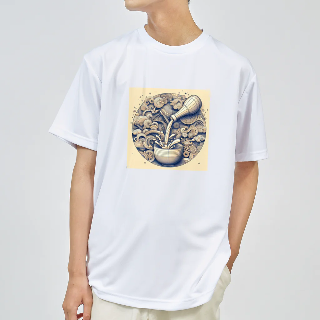 ろっくおんの徳利とお猪口 Dry T-Shirt