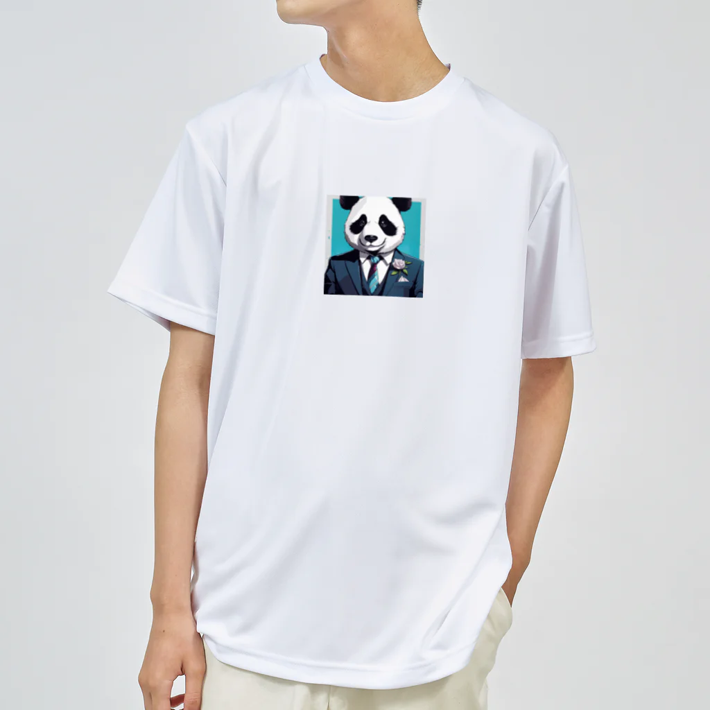 crazypanda2のビジネスパンダ Dry T-Shirt