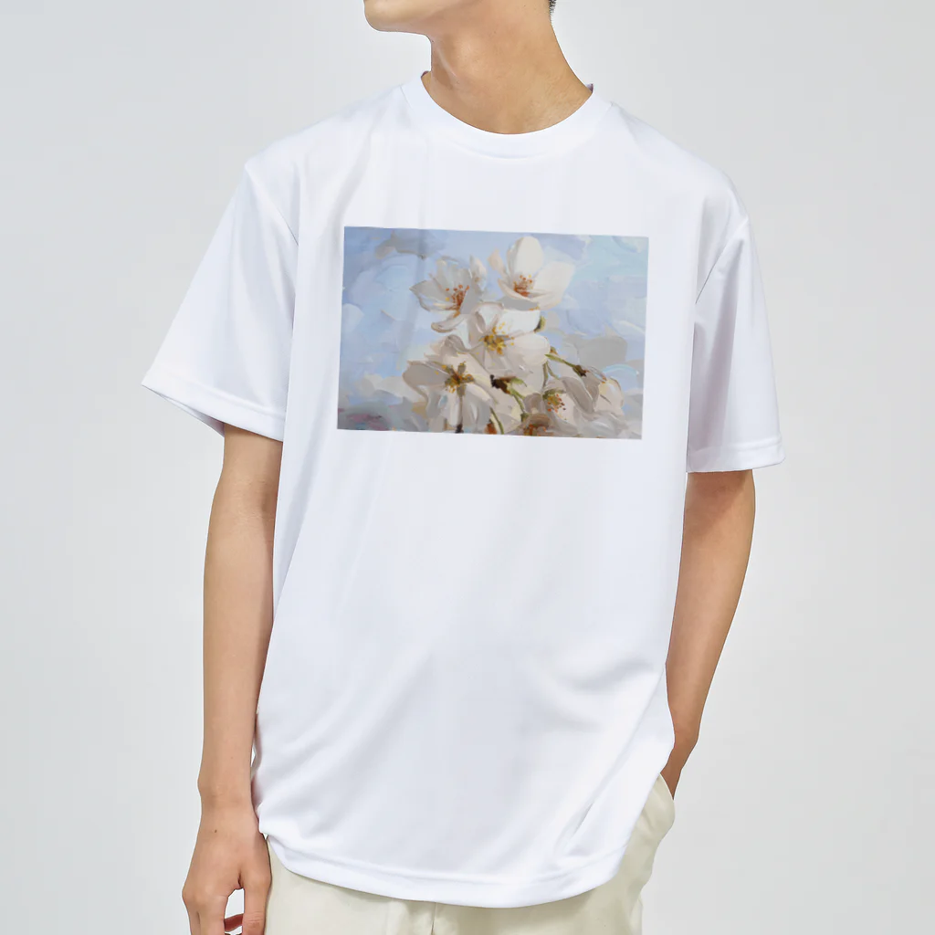 TOMOYA MURAKAMIのSAKURA-Oil Painting- Dry T-Shirt