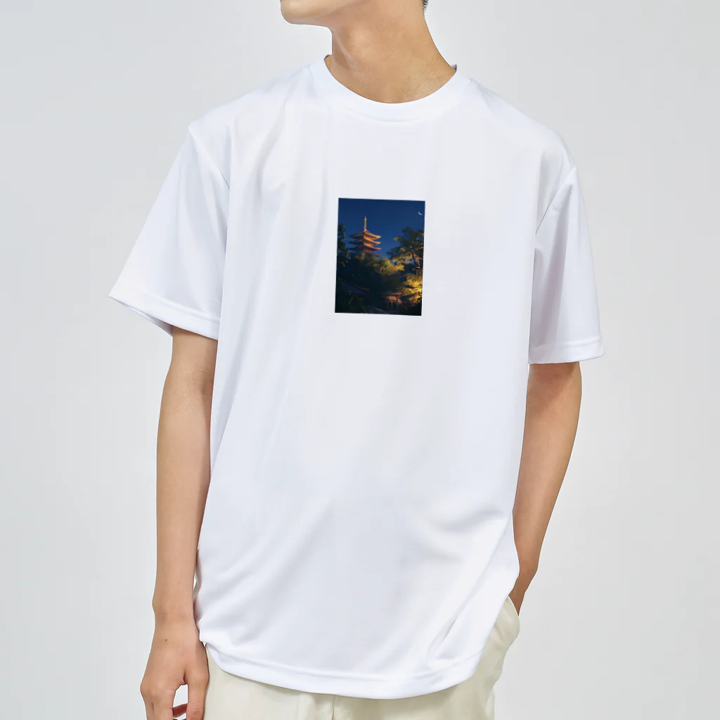 AQUAMETAVERSEの五重塔　なでしこ1478 Dry T-Shirt