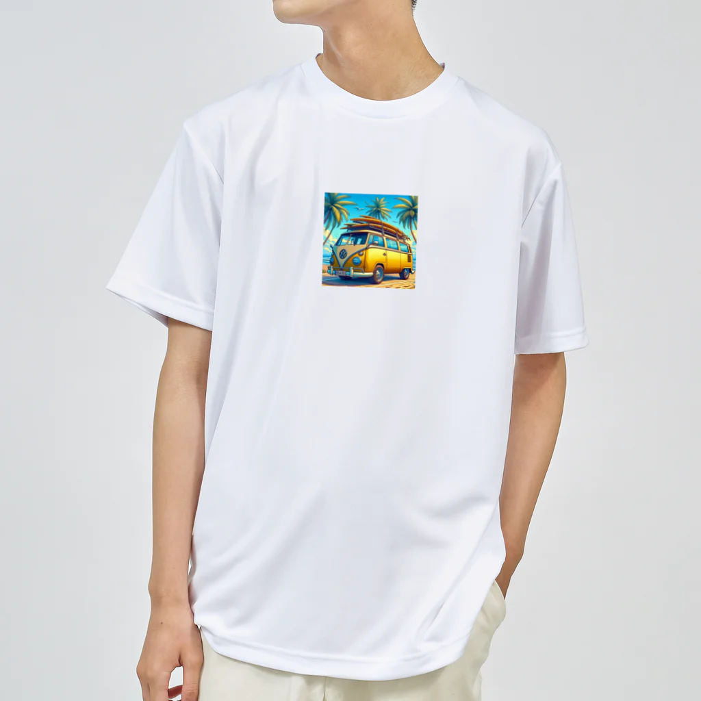 c-kichiの海辺のフォルクスワーゲン Dry T-Shirt