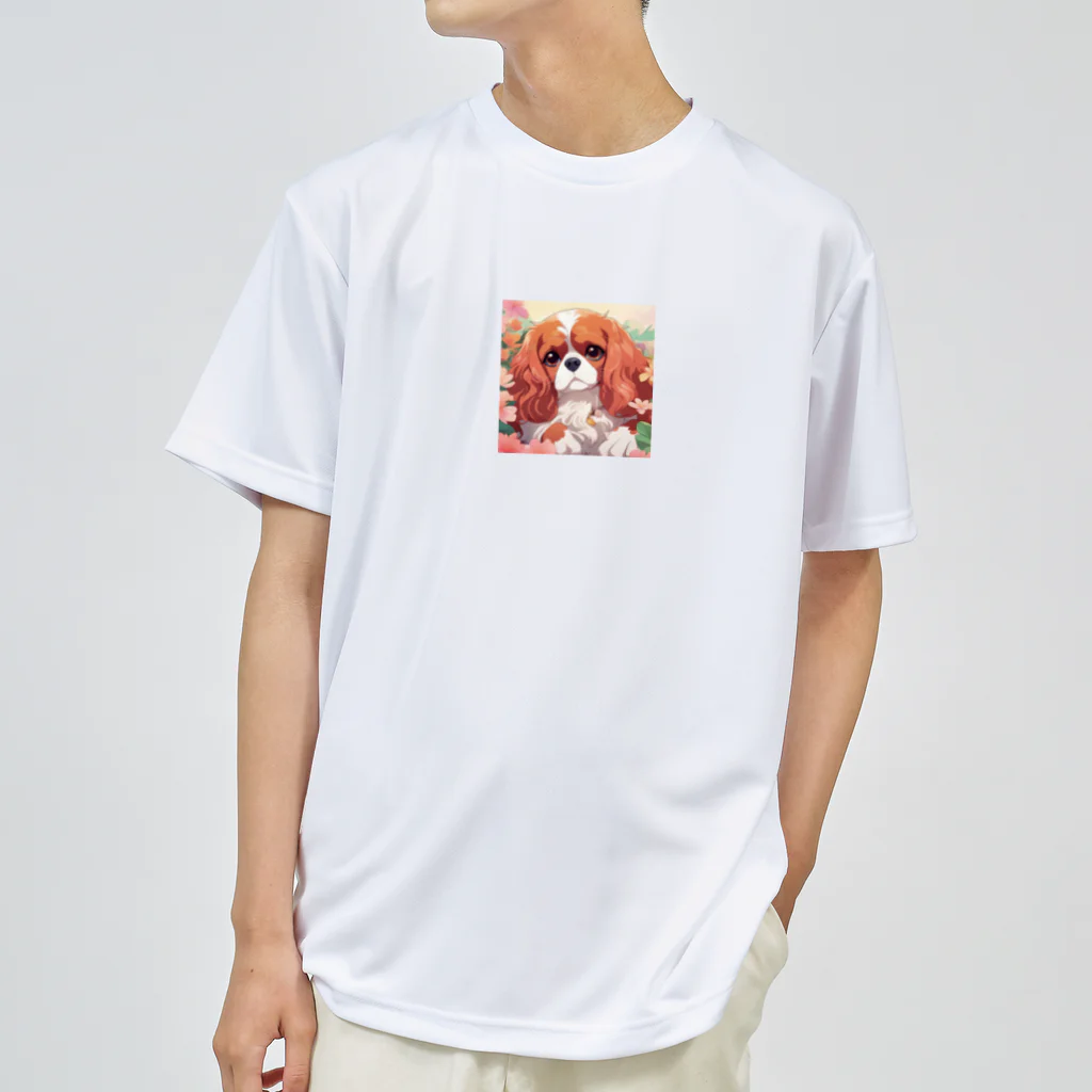 LoraCafeの春だねローラ ドライTシャツ