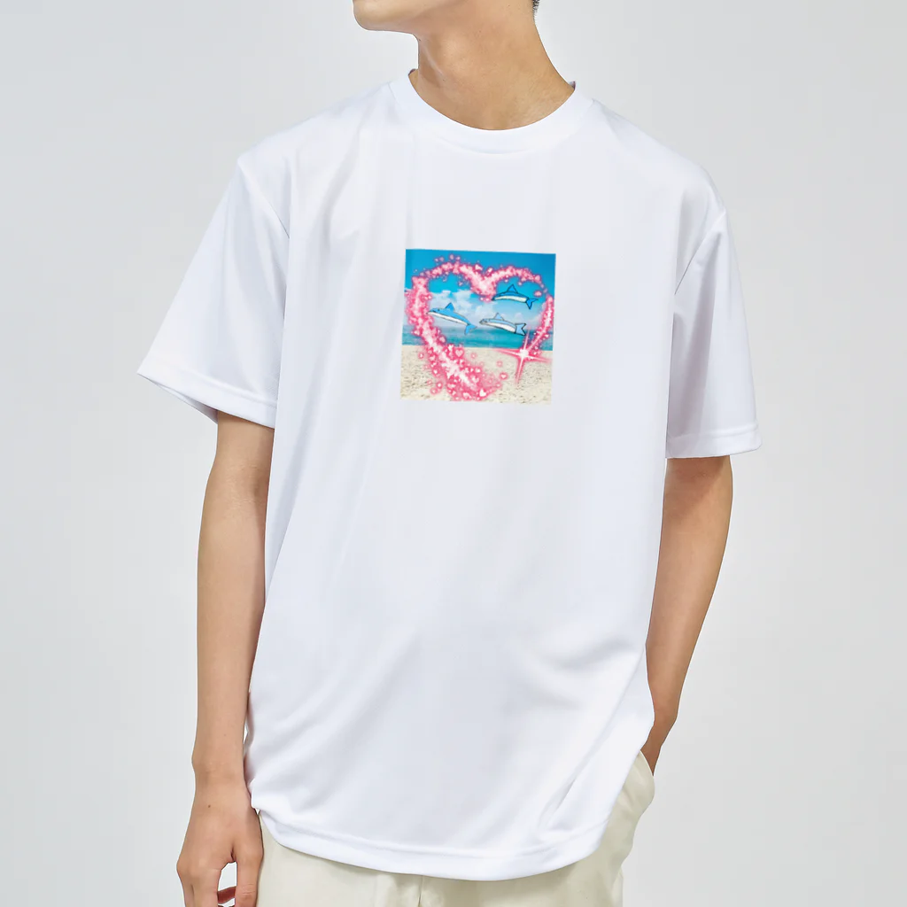 Shironekokuuのイルカくん Dry T-Shirt