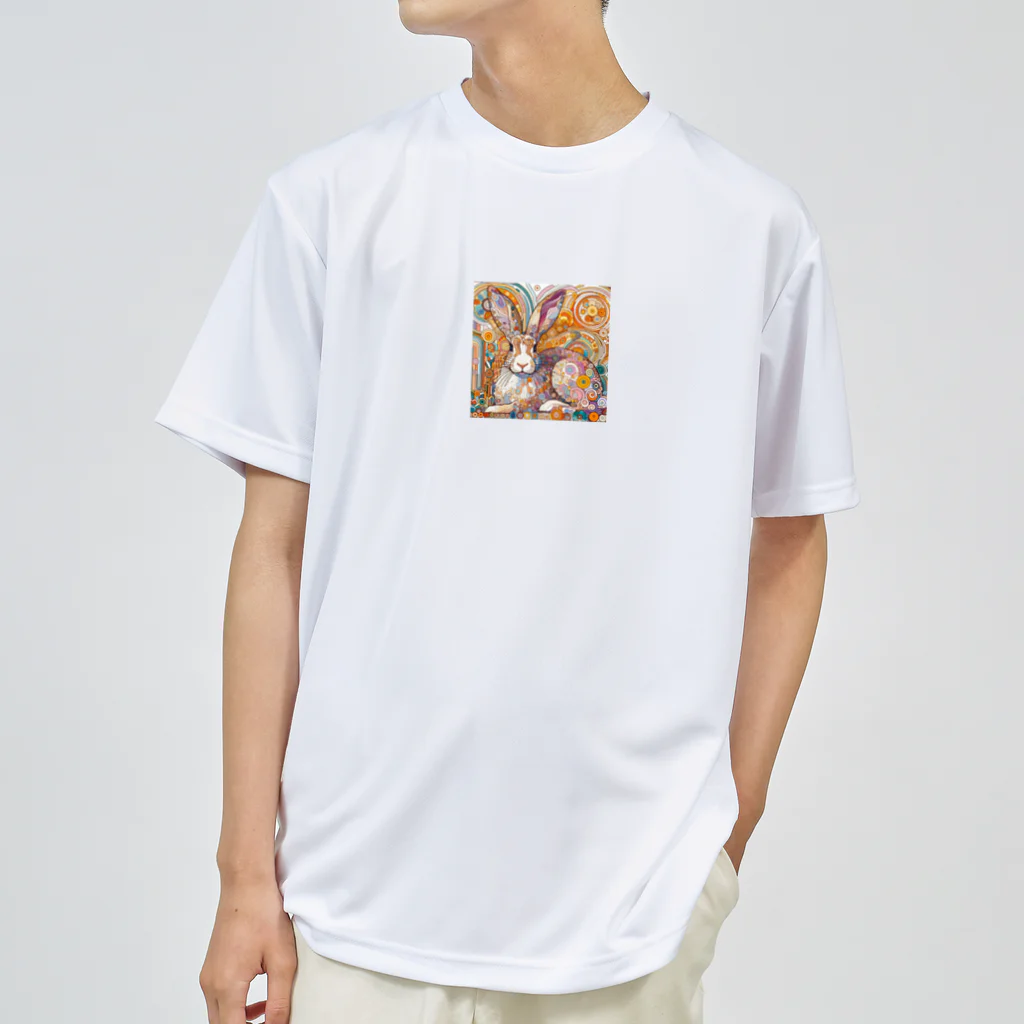 tearai-ugaiのクリムトウサギ Dry T-Shirt