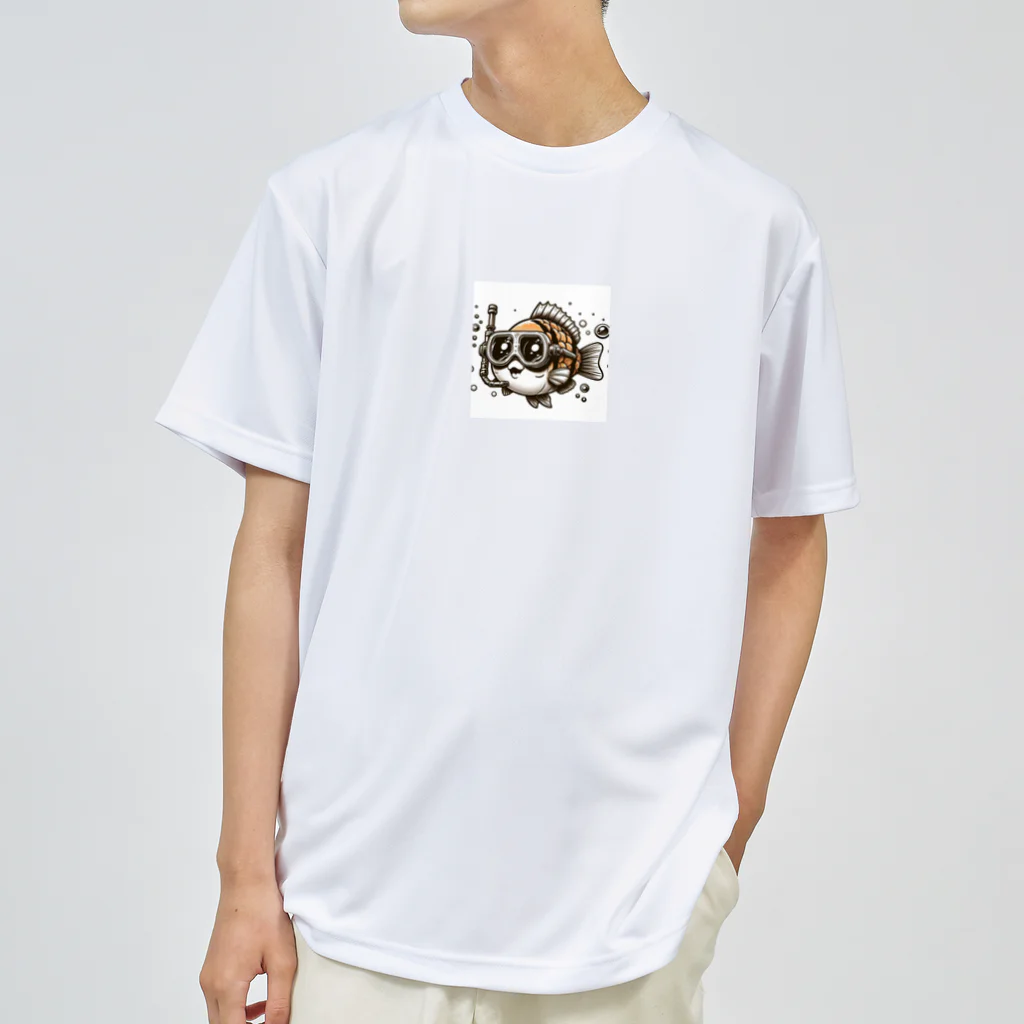 kyokingのダイビングフィッシュ Dry T-Shirt