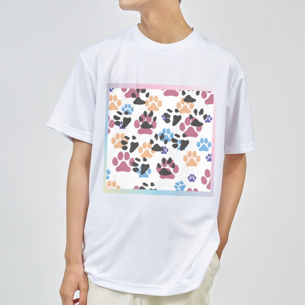 Happiness Home Marketのカラフルにくキュウ ドライTシャツ