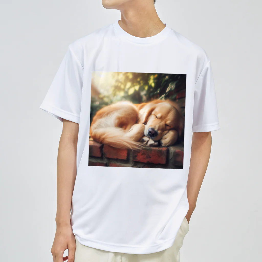 Ykhsの犬がぐっすり眠っている姿、超キュート！🐶💤 ドライTシャツ