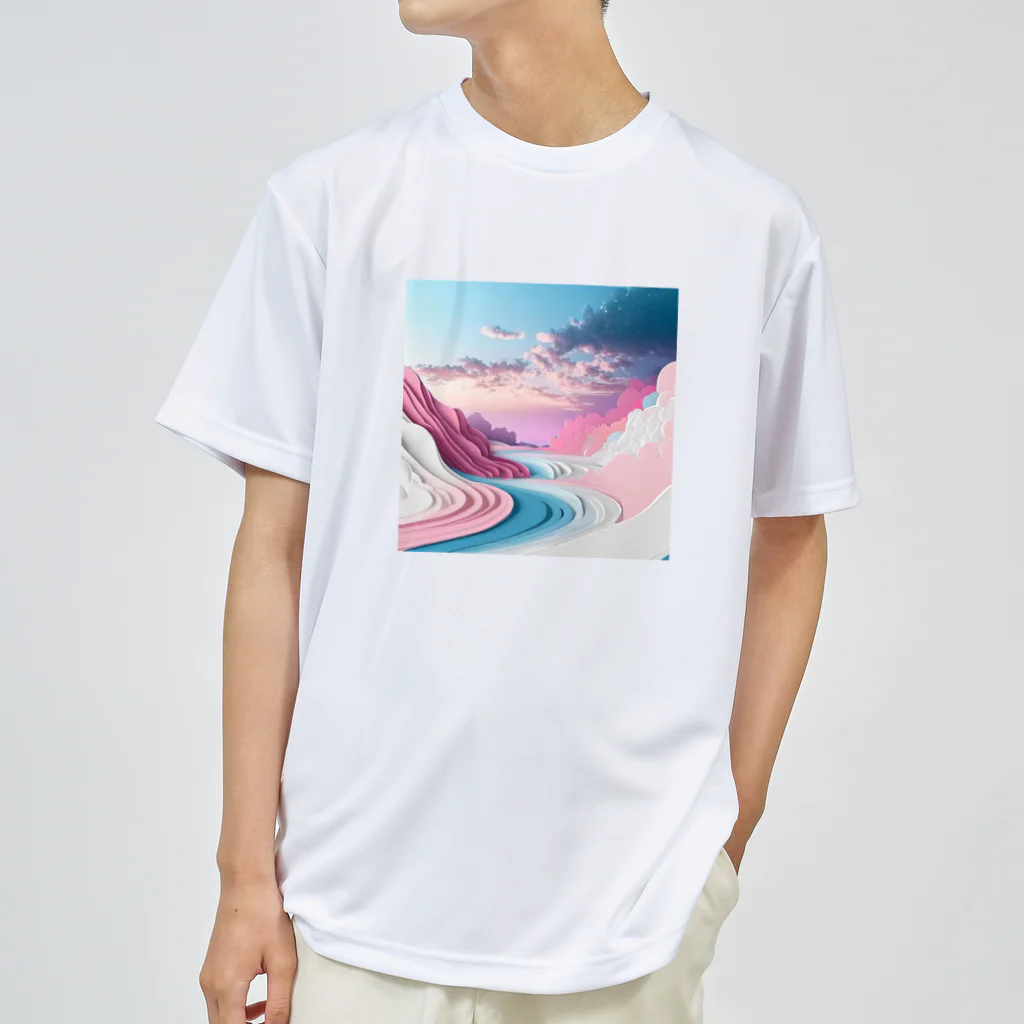 chan-takehaniの夢の彼方へ ドライTシャツ