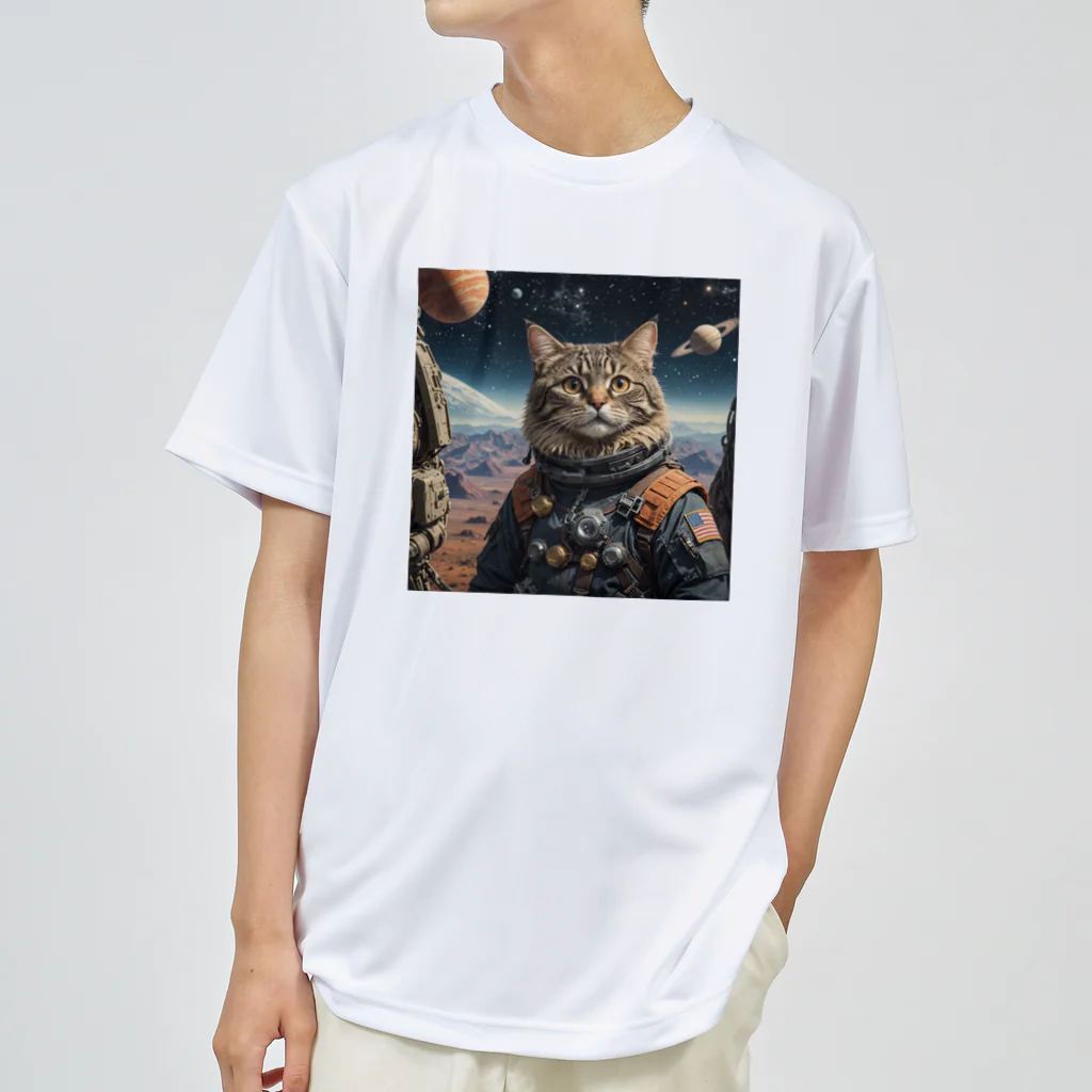 roogerの宇宙猫1 Dry T-Shirt