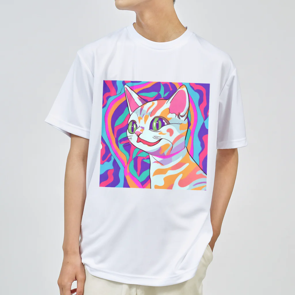 Amrita StoreのPsy Cat ドライTシャツ