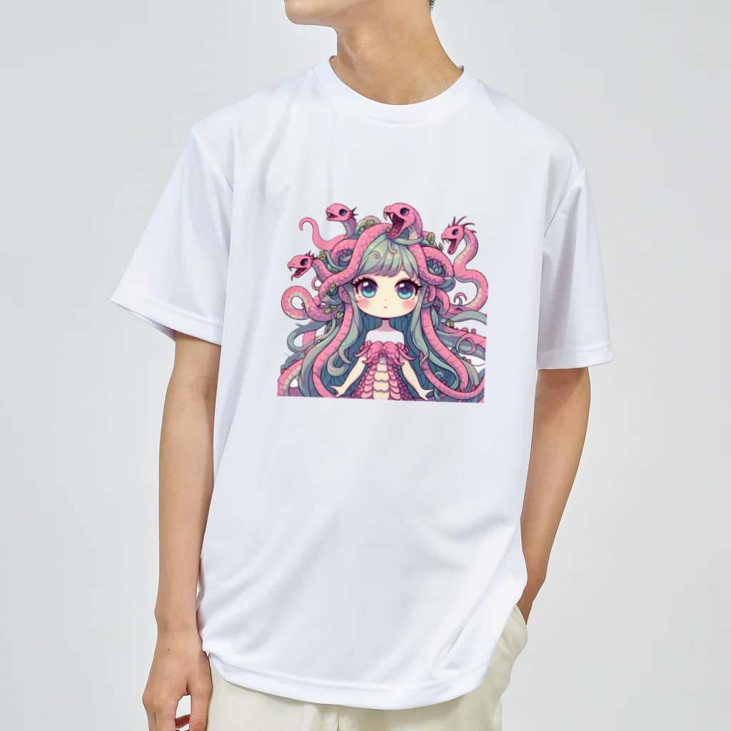 WakuWakustoreのメデューサ少女 Dry T-Shirt