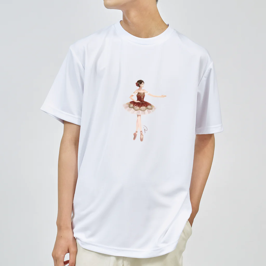 Joy. Ree Illustration SUZURI Shop のBallet (Paquita) - transparent Dry T-Shirt