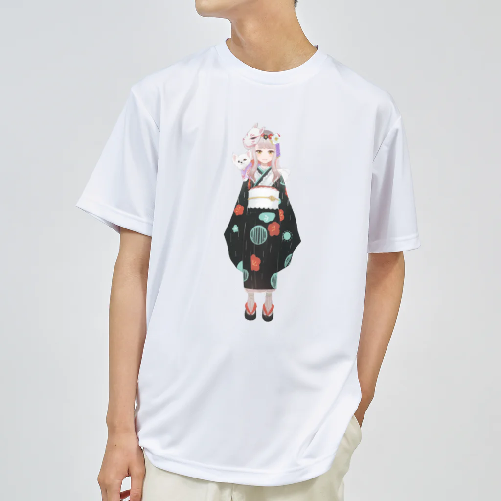 もかふしぎ🐰のもかち立ち絵 ドライTシャツ