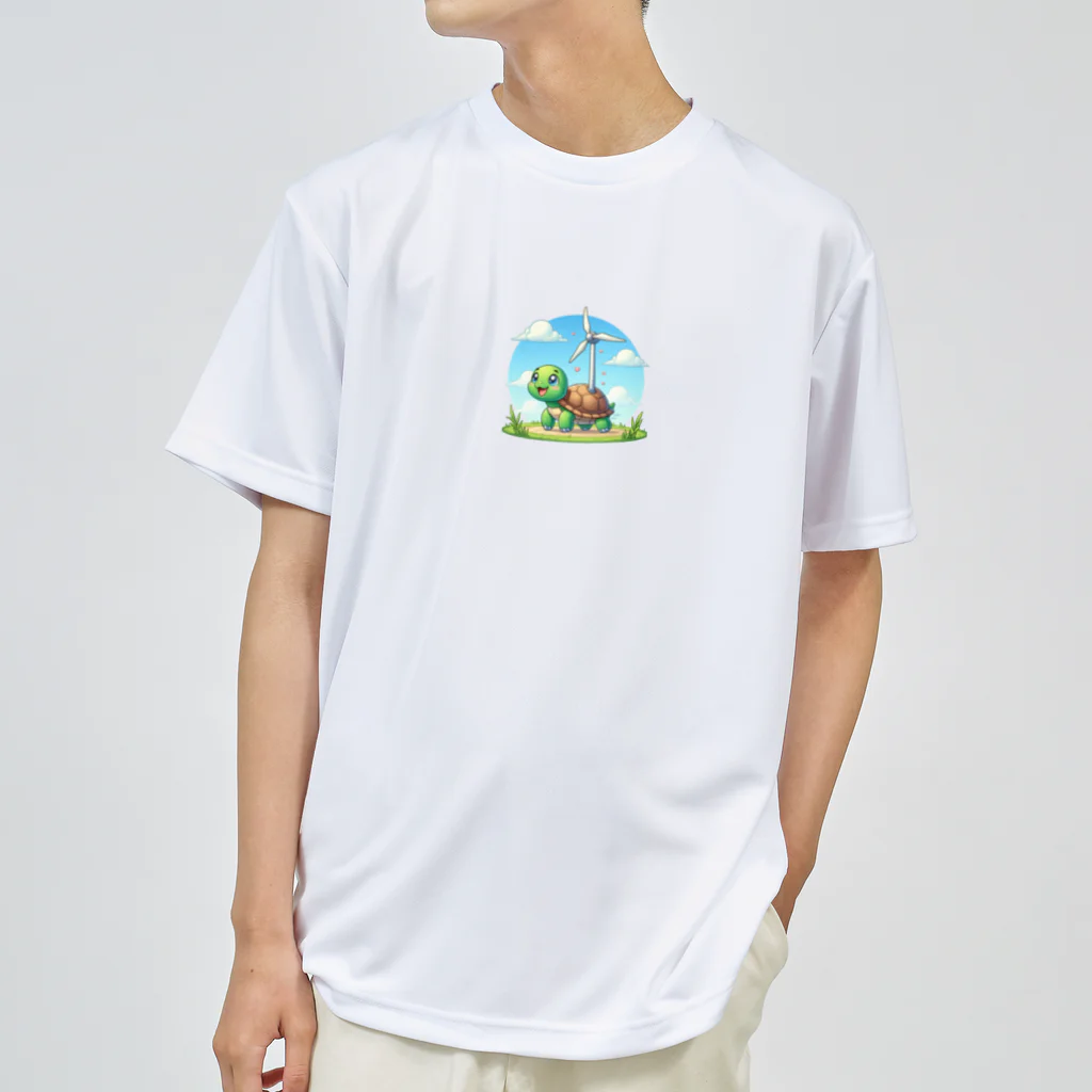 カメ好き屋のかめさん Dry T-Shirt