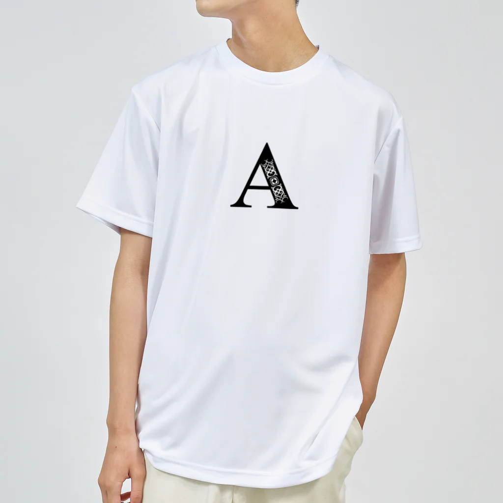 ayunksyのアイヌ文様✖️アルファベット ドライTシャツ