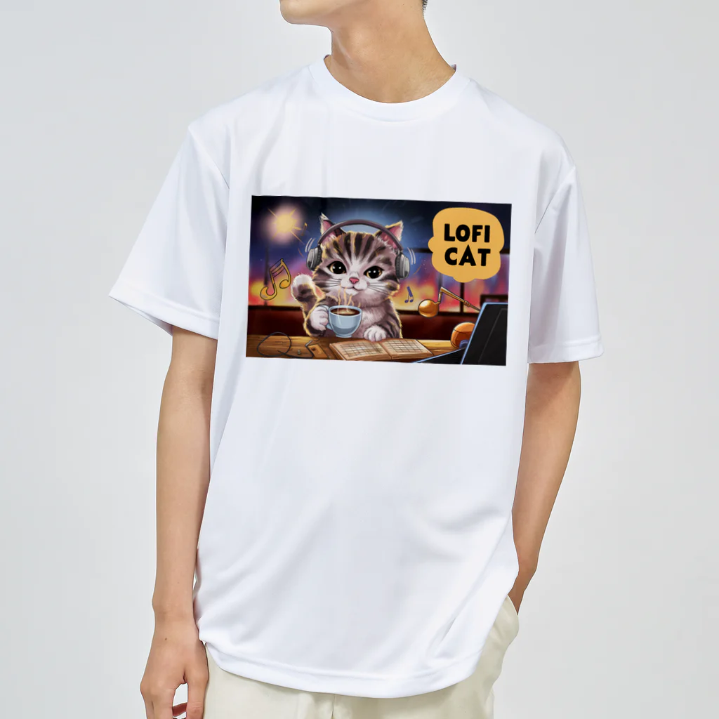RySのLo-Fi Cat ドライTシャツ