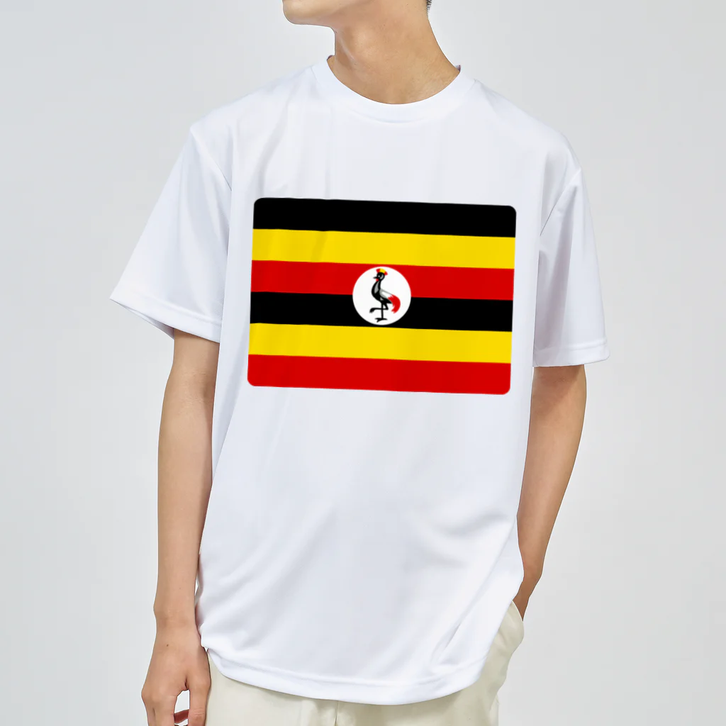 お絵かき屋さんのウガンダの国旗 Dry T-Shirt