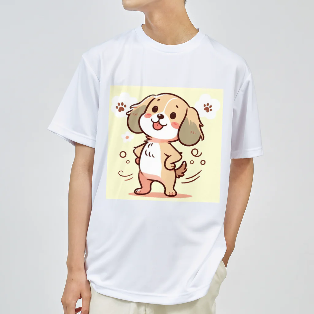 iota01のゆるかわ犬 ドライTシャツ