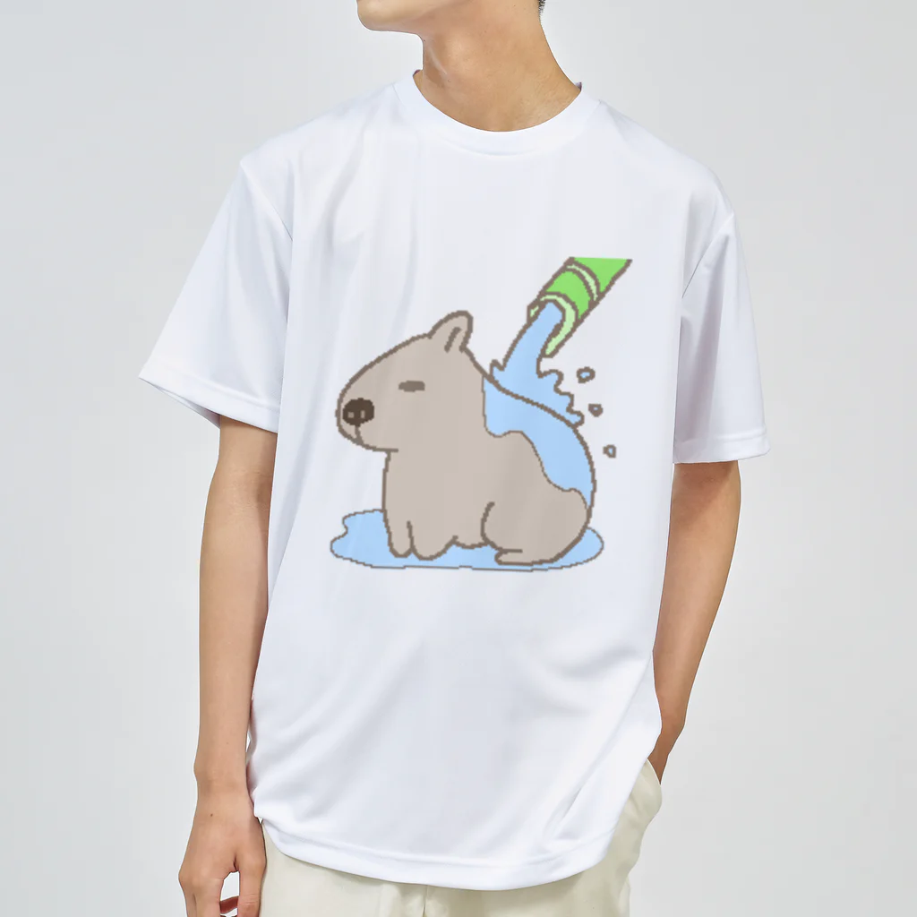 fukurin22のカピバラ1 ドライTシャツ