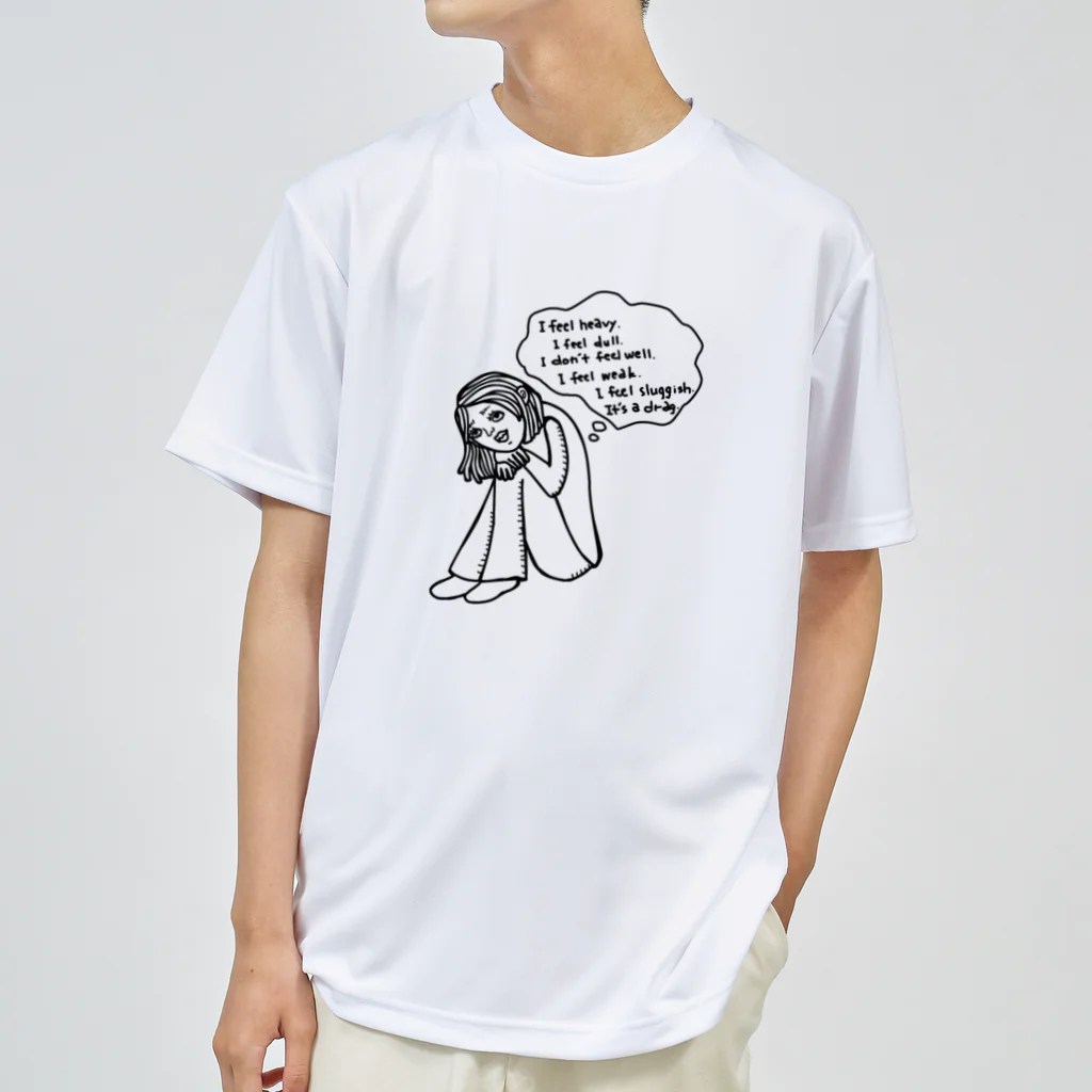 yukiartのだるおも子 ドライTシャツ