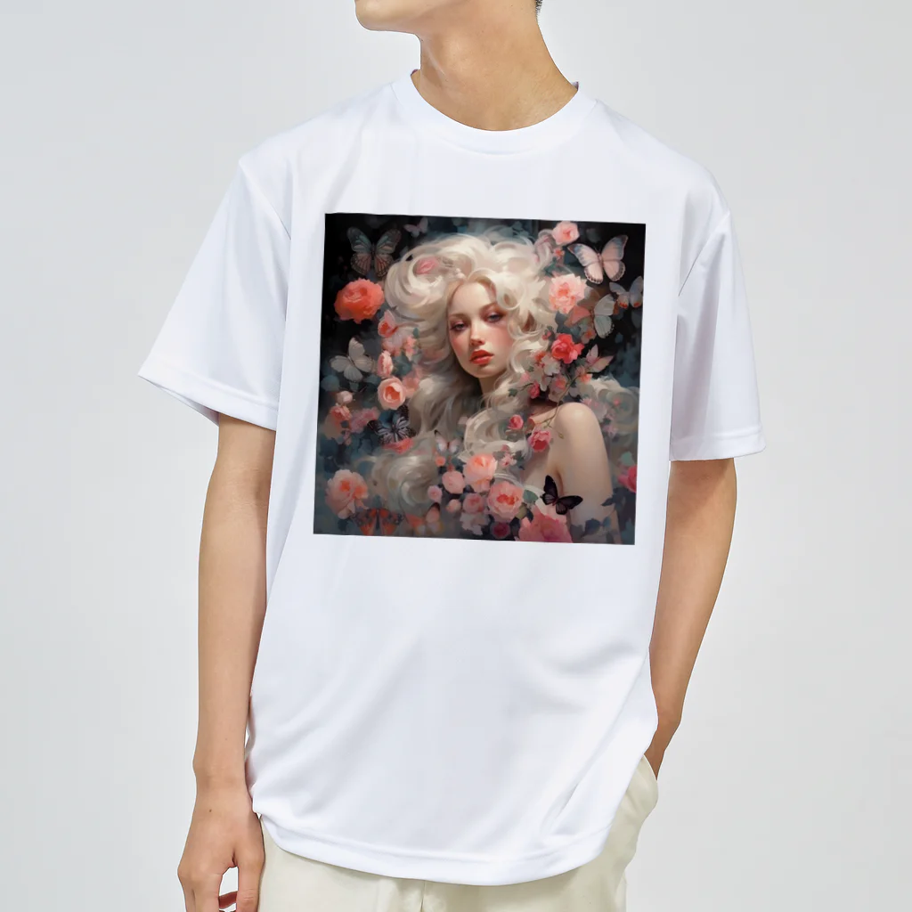 AQUAMETAVERSEの花と美女　なでしこ1478 ドライTシャツ