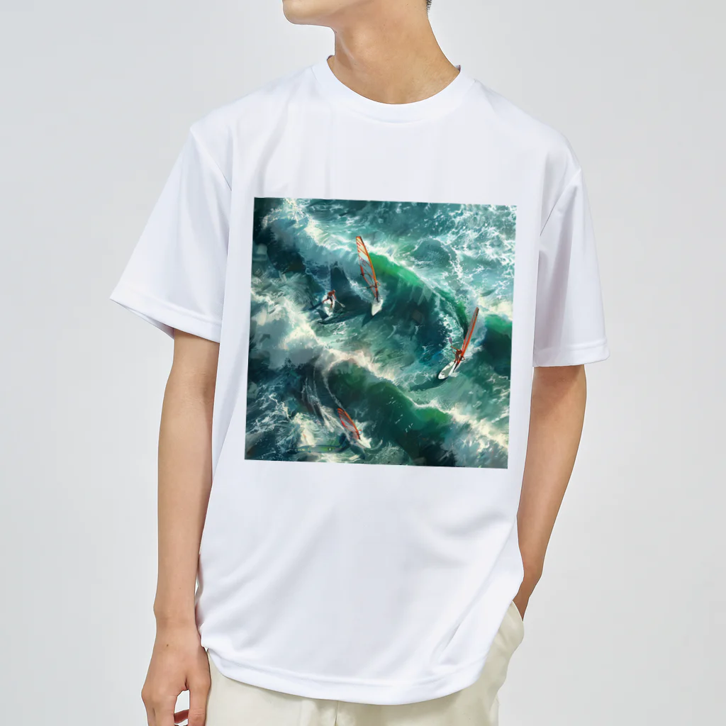 AQUAMETAVERSEのsupとwindsurfingrレース　エンジェル717 2065 Dry T-Shirt