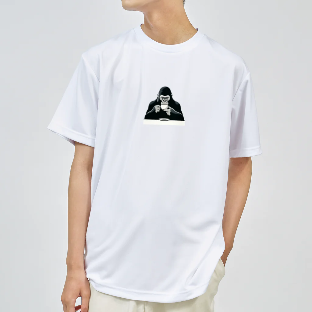 K'ramaのカフェゴリラ Dry T-Shirt