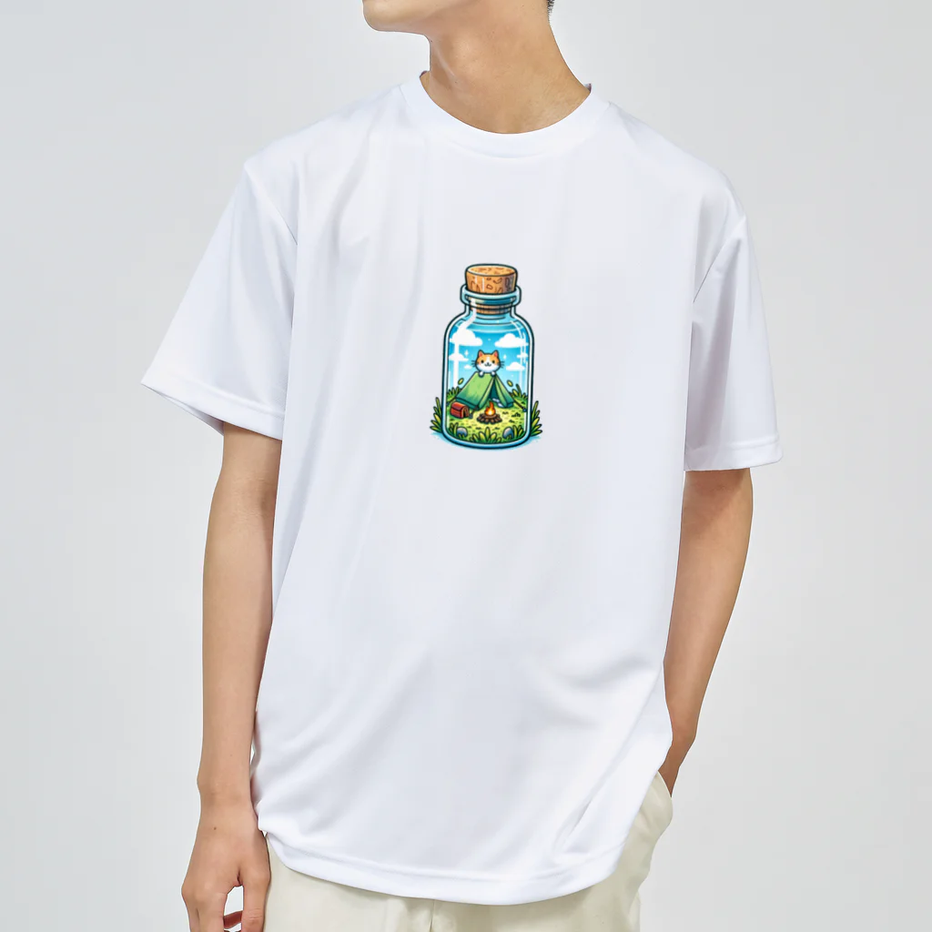 EseCAMPの瓶CAT Dry T-Shirt