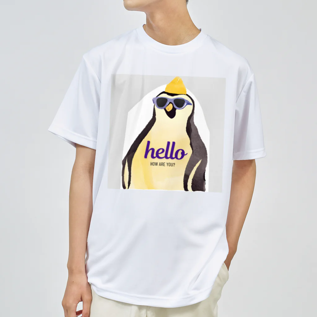 なべなべSHOPのペンギンのジョイ ドライTシャツ