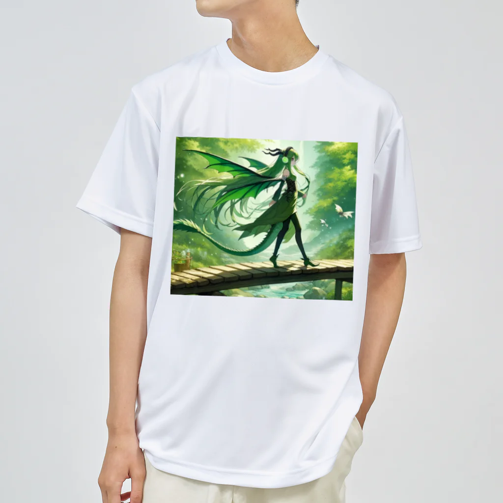 静寂工房の音のIn the Forest　「森の中で」 ドライTシャツ