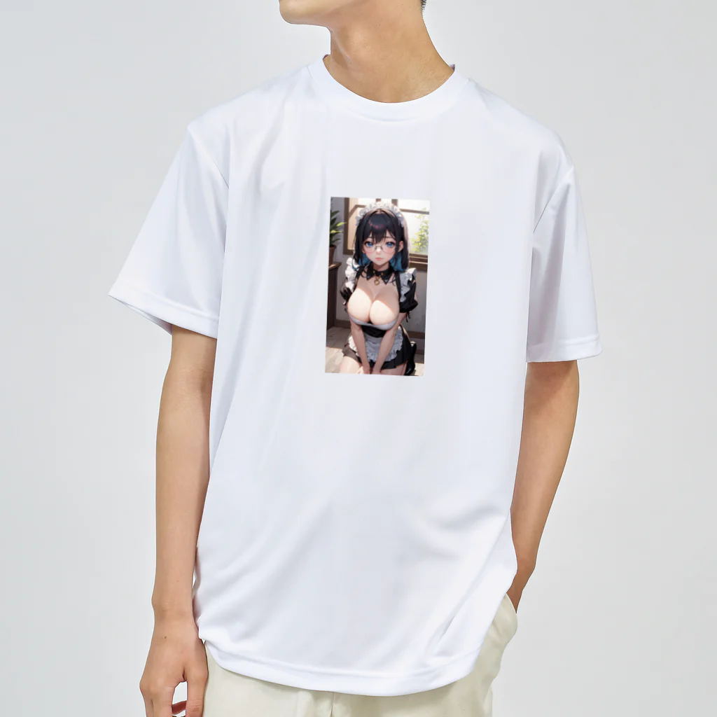 美少女学院の黒髪美少女　美鈴ちゃん　メイド Dry T-Shirt