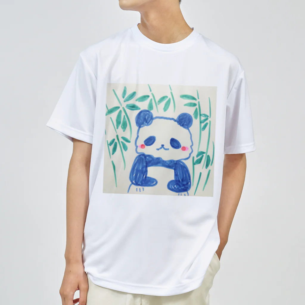 モチクマのモフモフパンダ君 ドライTシャツ