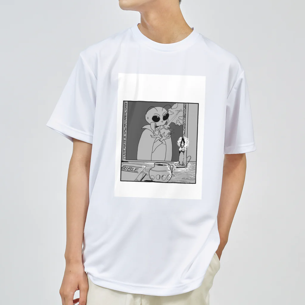宇宙蟻🐜byジョニーの宇宙蟻の宣教師 ドライTシャツ