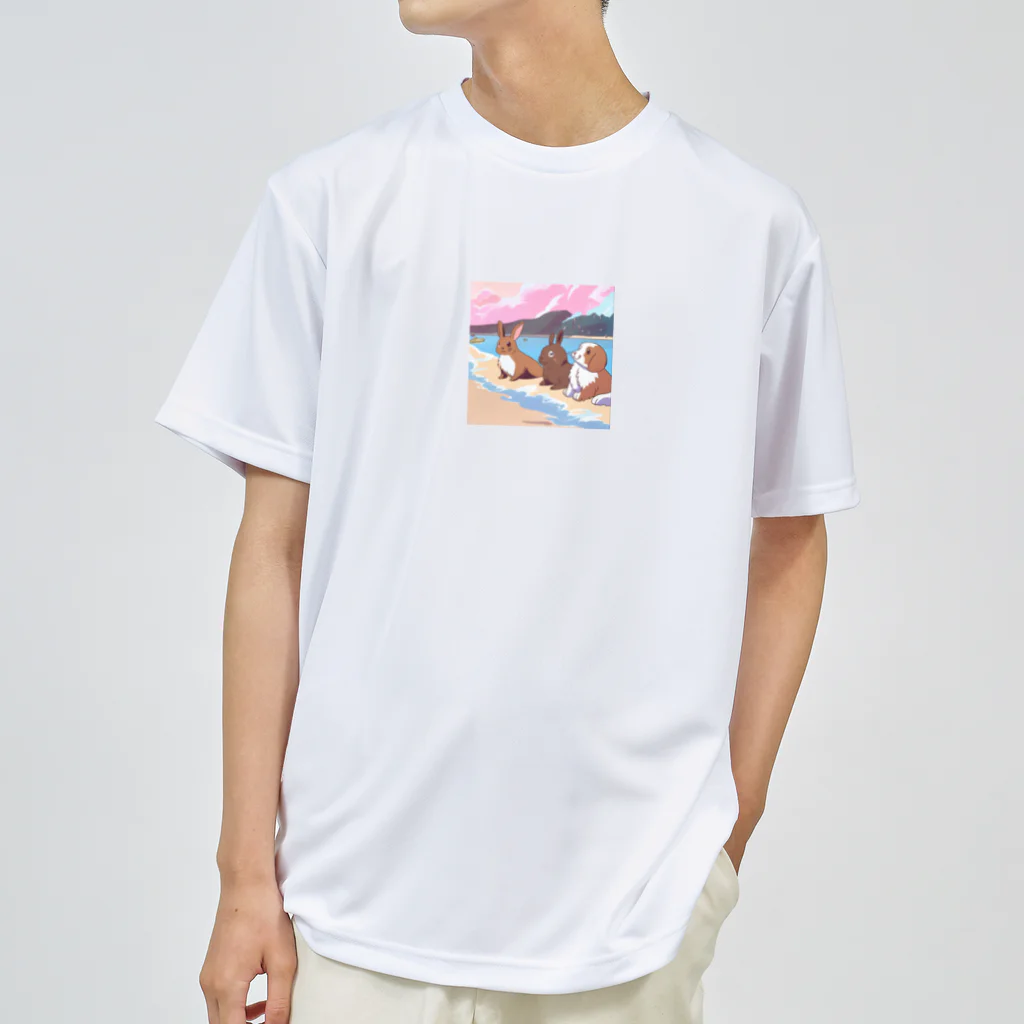 Chama's shopのビーチアニマル ドライTシャツ