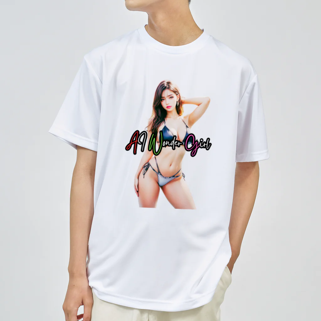 AI Wonder Girl(ワンダ)@AI美女クリエイターのBikini Lady v1 ドライTシャツ