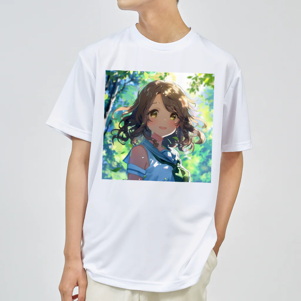 AQUAMETAVERSEのセーラー服の可愛い女の子　Tomoe bb 2712 ドライTシャツ