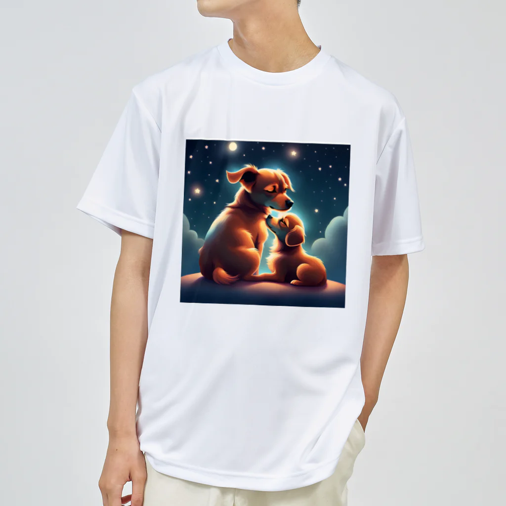 Void Dogの星に見守られながら、愛を確かめ合っている様子。 ドライTシャツ