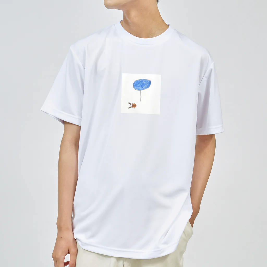 harukou_☆のくわがたくん ドライTシャツ