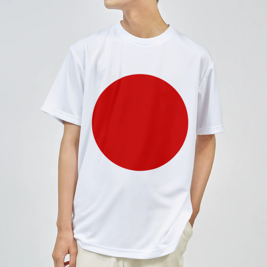 お絵かき屋さんの日本の国旗 ドライTシャツ