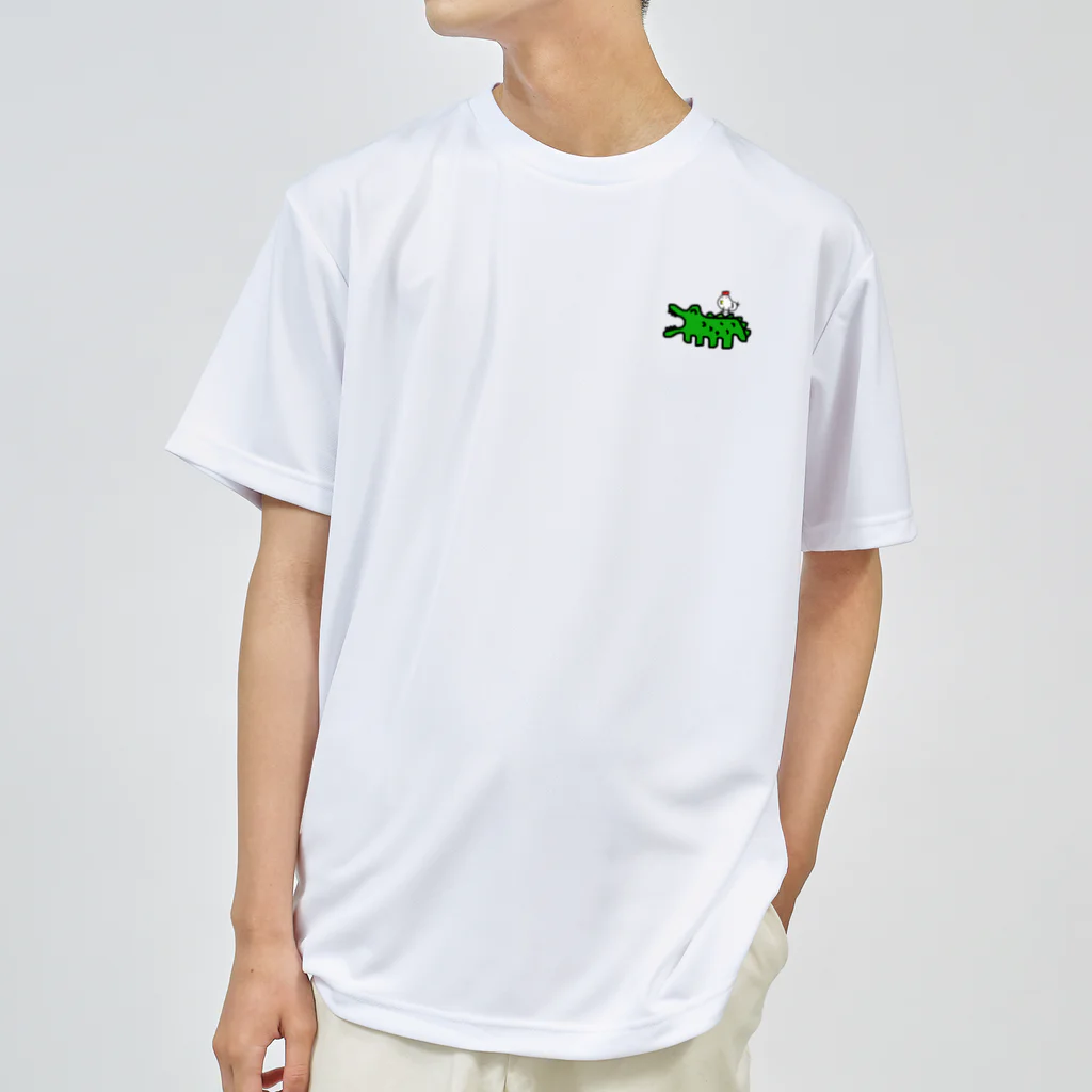 Dice-K2525のゆるかわワニ Dry T-Shirt