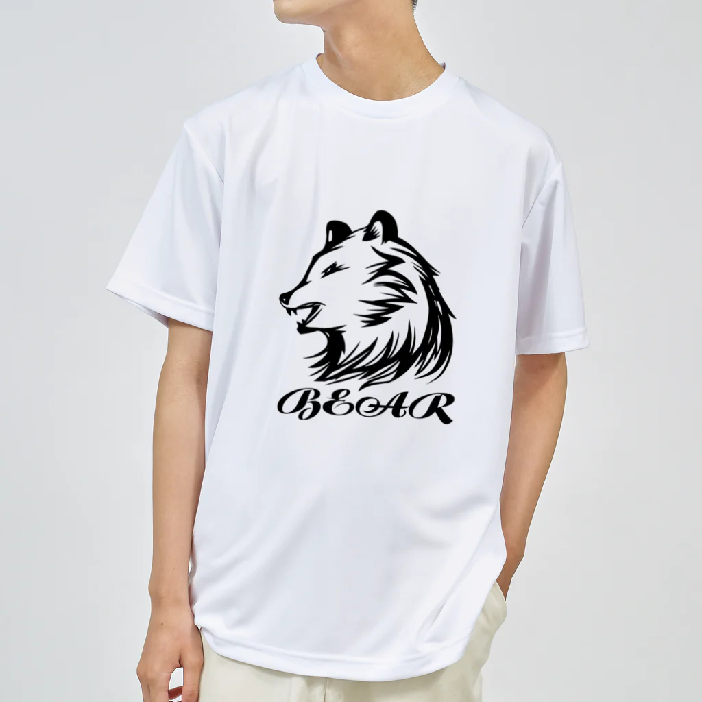 chicodeza by suzuriのベアー　トライバル Dry T-Shirt