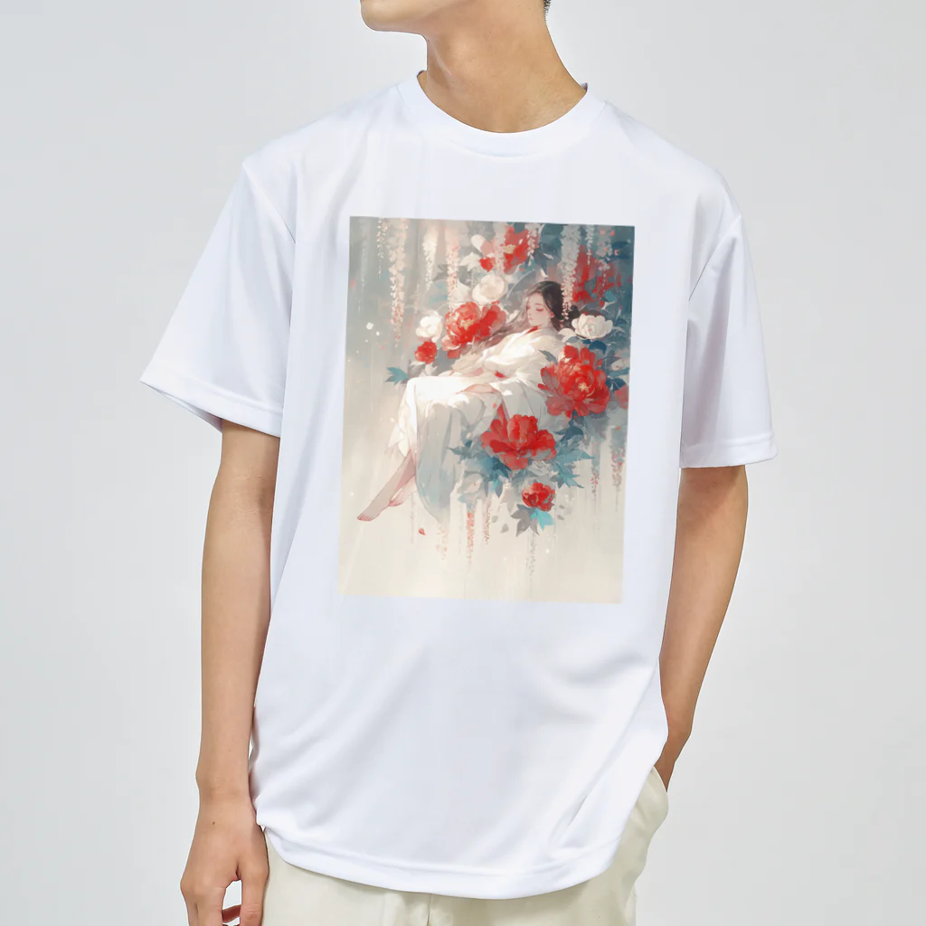 AQUAMETAVERSEの花の空間の中の美女　なでしこ1478 Dry T-Shirt