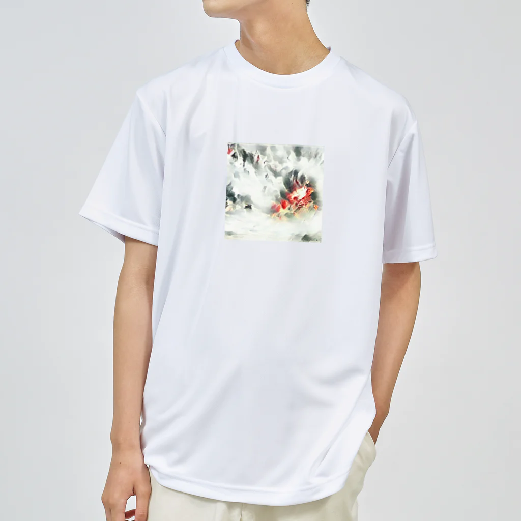 Try Anythingの火山 グッズ ドライTシャツ