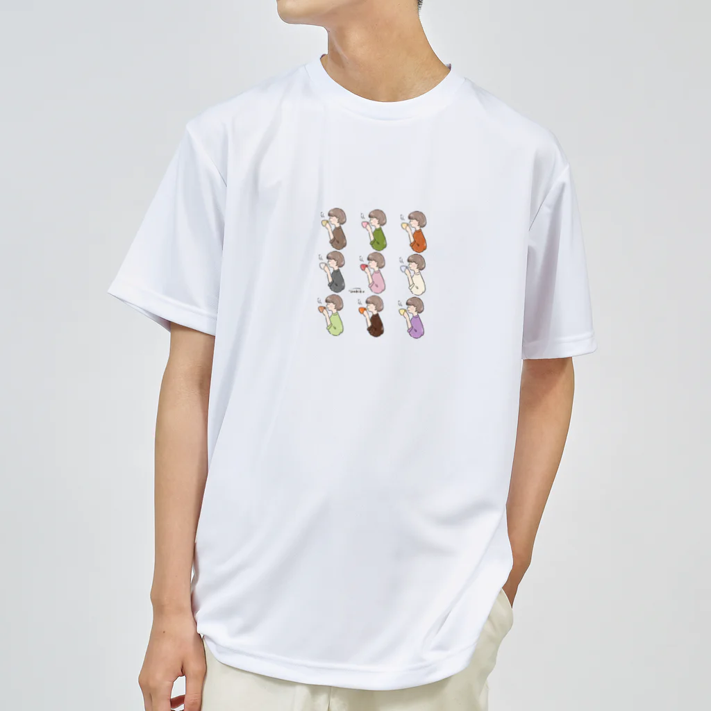 Sakikoのほっとひと息つく女の子　オール Dry T-Shirt