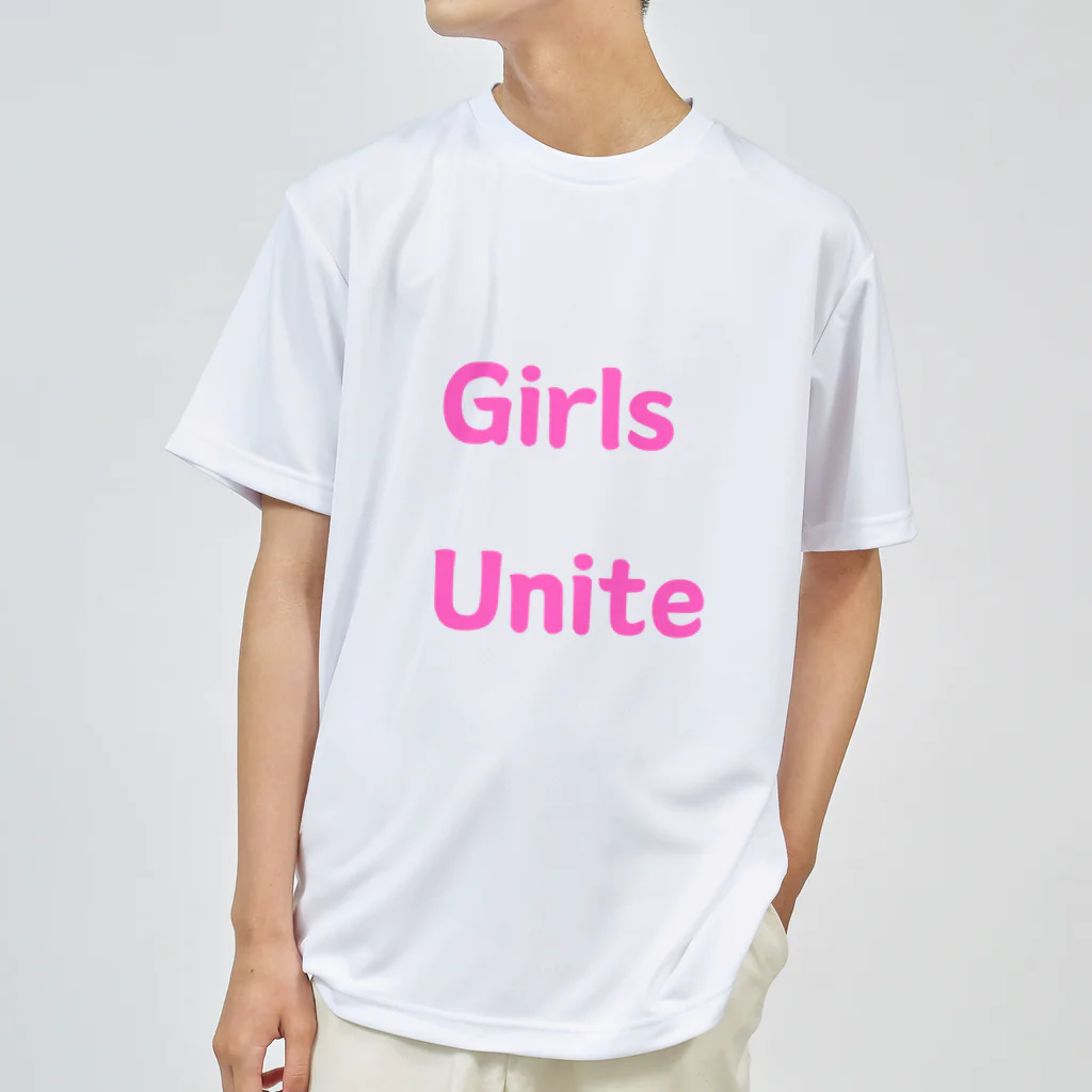 あい・まい・みぃのGirls Unite-女性たちが団結して力を合わせる言葉 Dry T-Shirt