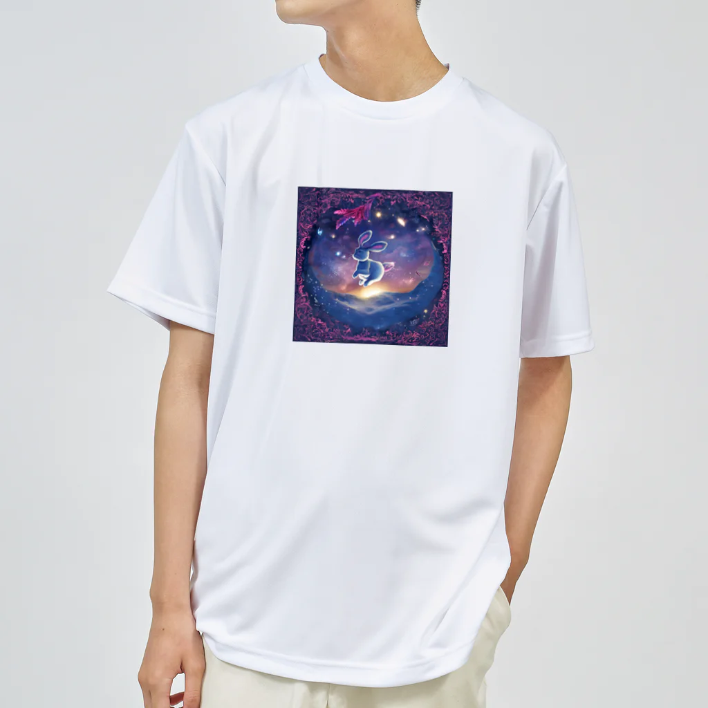 million-mindのうさぎの異世界冒険 ドライTシャツ