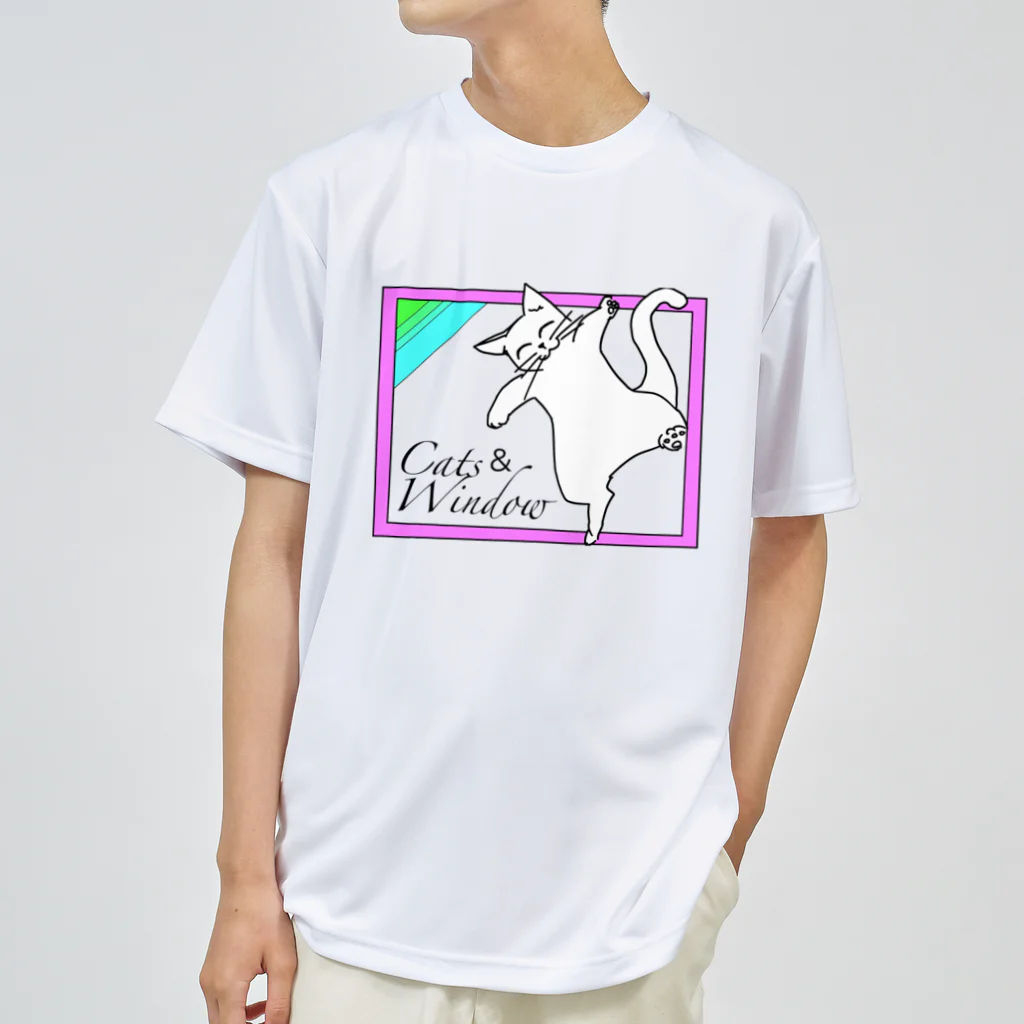 ONPu.ARTのCats ＆ Window Dry T-Shirt