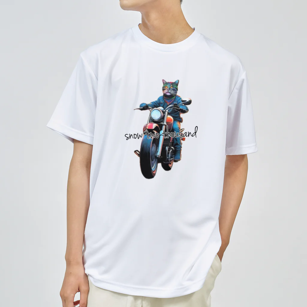 snow two thousandのワイルド夢ネコ Dry T-Shirt